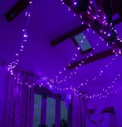 26+ ideas room decor tumblr grunge fairy lights -   16 room decor Purple blue ideas