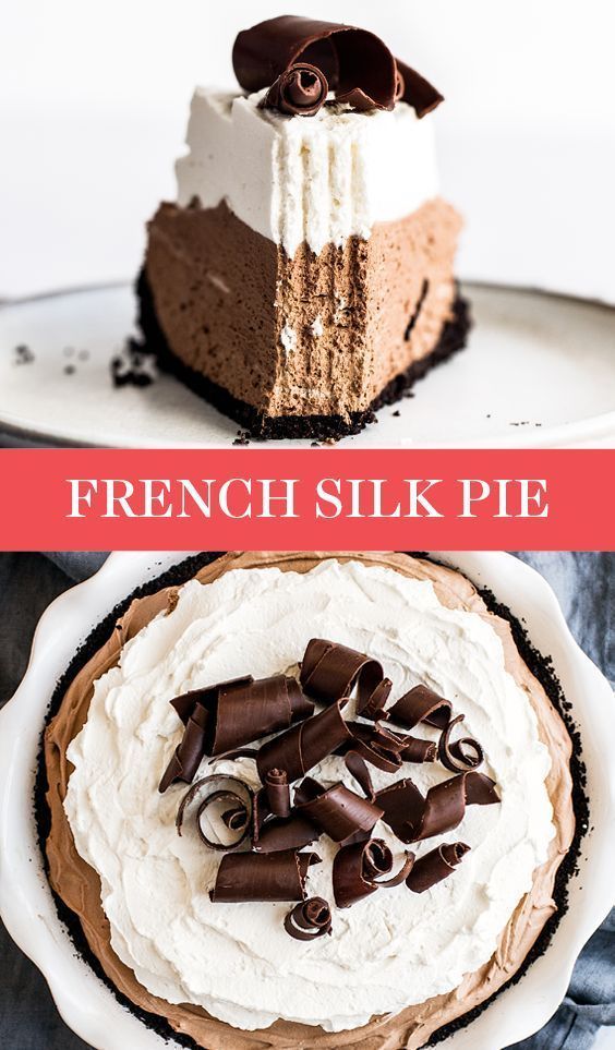 French Silk Pie -   17 desserts Photography pie ideas