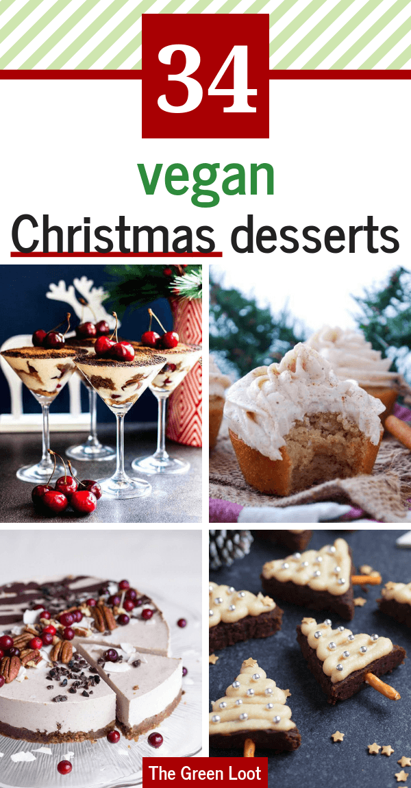 The Best 34 Vegan Christmas Desserts & Treats (Egg-free, Dairy-free) -   17 desserts Vegan noel ideas