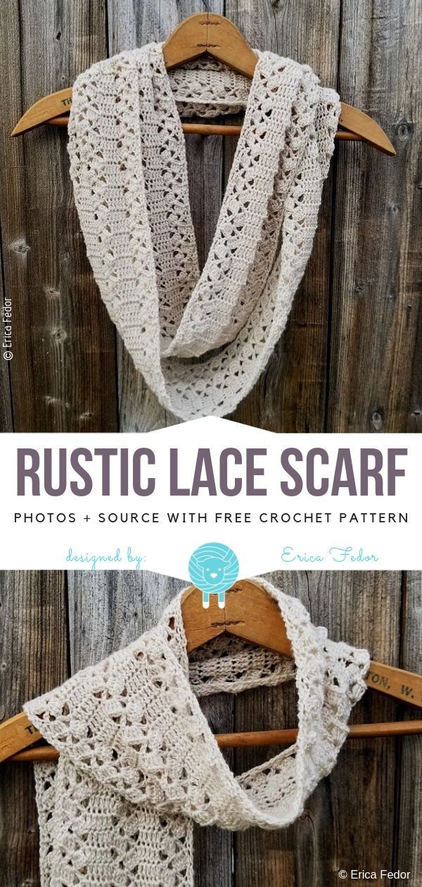 Elegant Lace Scarves Free Crochet Patterns -   17 DIY Clothes Scarf free pattern ideas