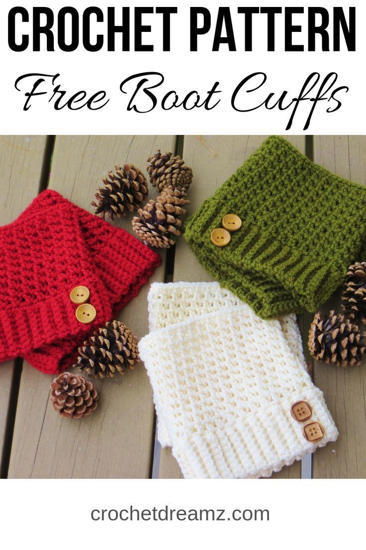 Brooklyn Boot Cuffs, Free Crochet Pattern -   17 DIY Clothes Scarf free pattern ideas