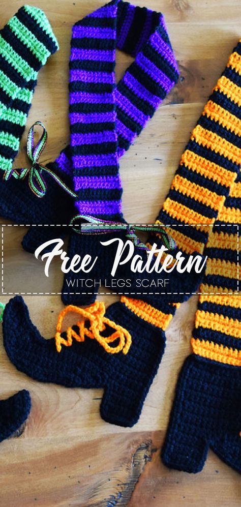 Witch Legs Scarf – Free Pattern -   17 DIY Clothes Scarf free pattern ideas