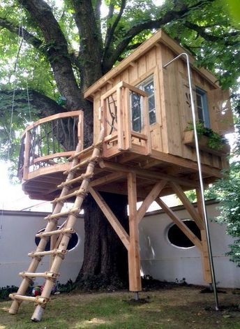 Awesome Tree House Ideas for Your Backyard -   17 diy projects Backyard tree houses ideas