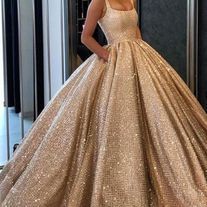 White bridal dress floor length wedding dress,elegant bride dress with lace sleeves wedding dress -   17 dress Ball gold ideas