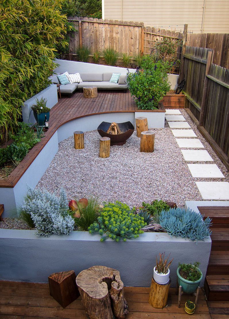 Inspiring Design Ideas For Beautiful Backyard Deck Setups -   17 garden design Wall decks ideas