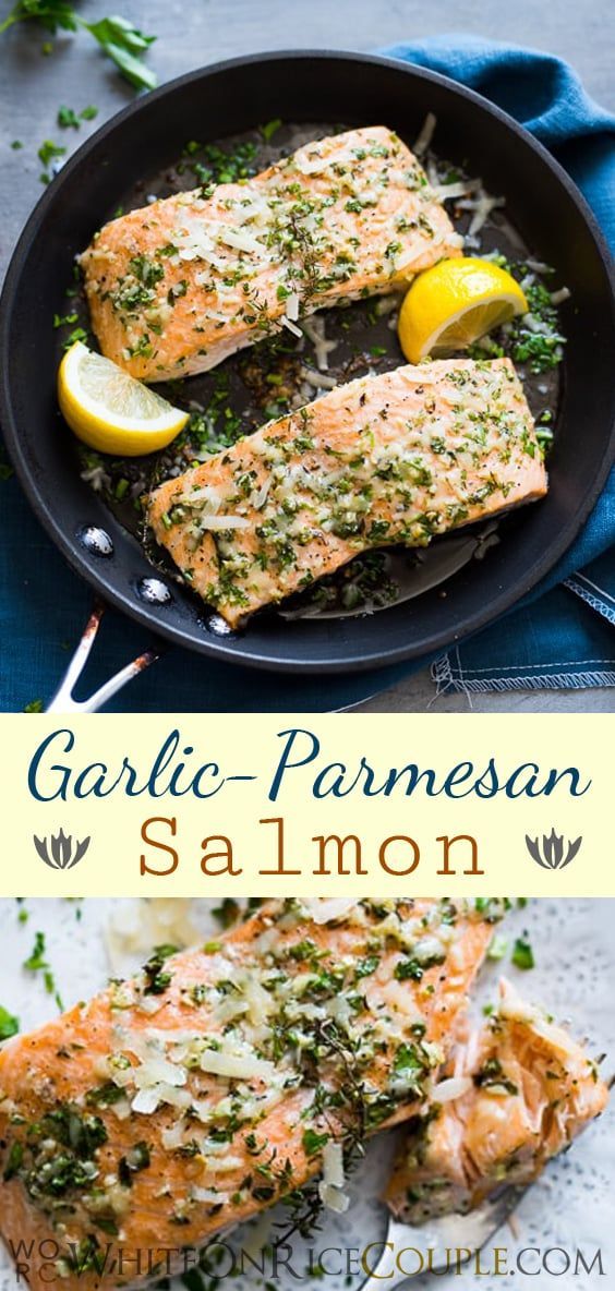 Garlic Parmesan Salmon -   17 healthy recipes Salmon tuna ideas