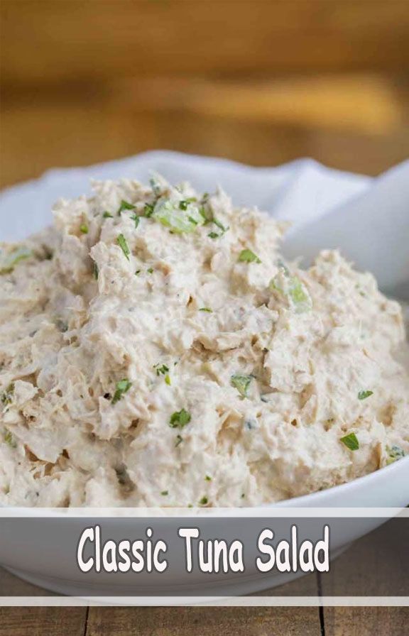 Classic Tuna Salad -   17 healthy recipes Salmon tuna ideas