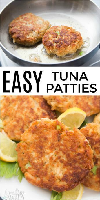 Easy Tuna Patties -   17 healthy recipes Salmon tuna ideas