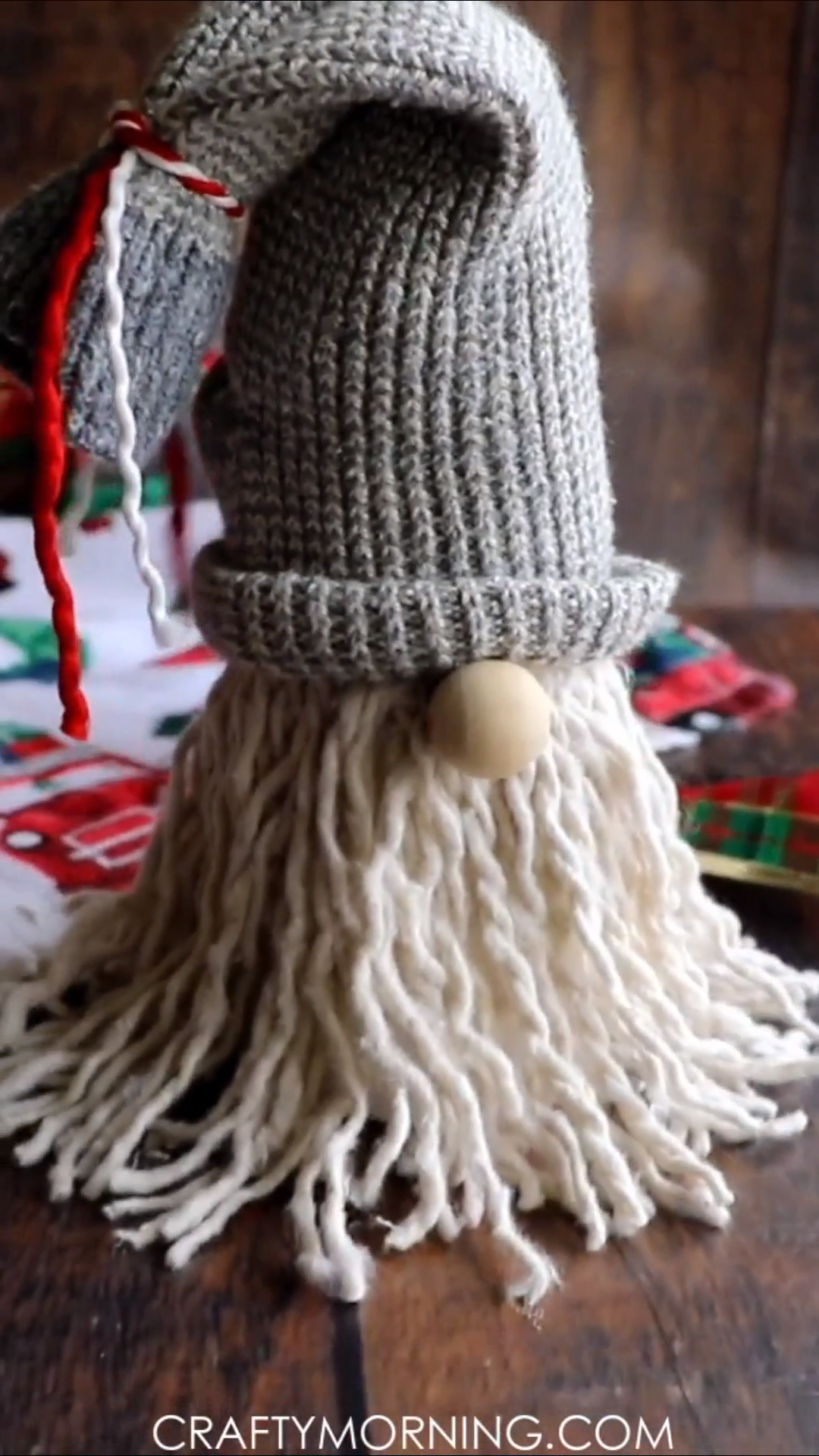 How to Make Mop Gnomes -   17 holiday Christmas how to make ideas