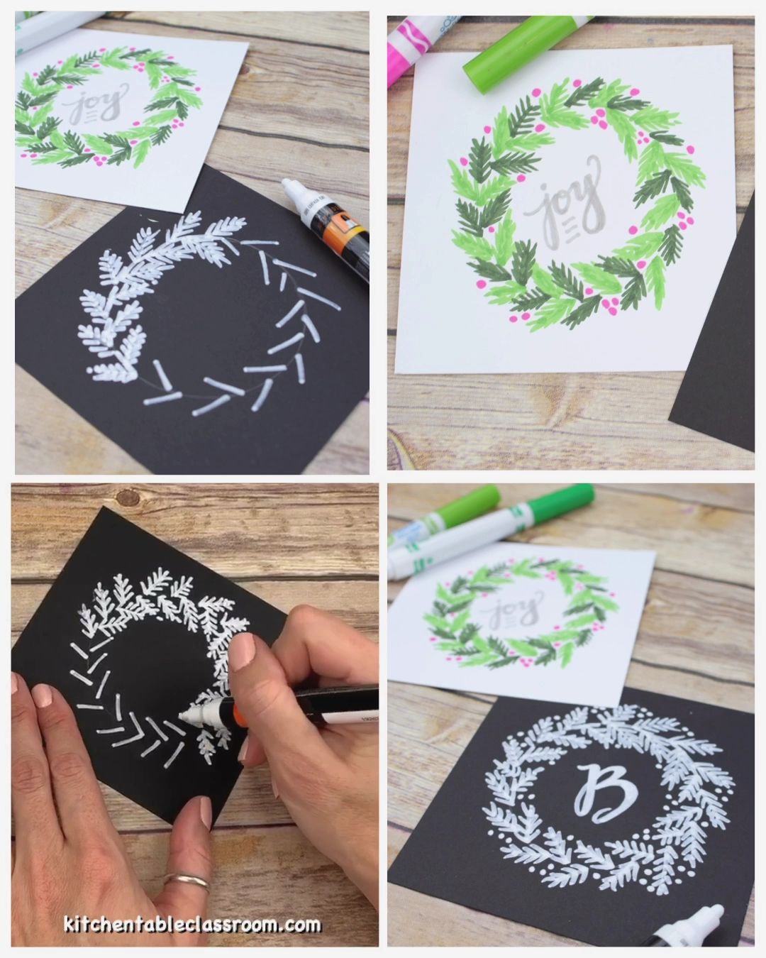 How to Draw A Holiday Wreath- Wreath Drawing Tutorial - The Kitchen Table Classroom -   17 holiday Christmas how to make ideas