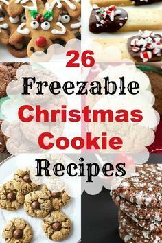 26 Freezable Christmas Cookie Recipes, make ahead Christmas cookies. -   17 holiday Cookies recipes ideas