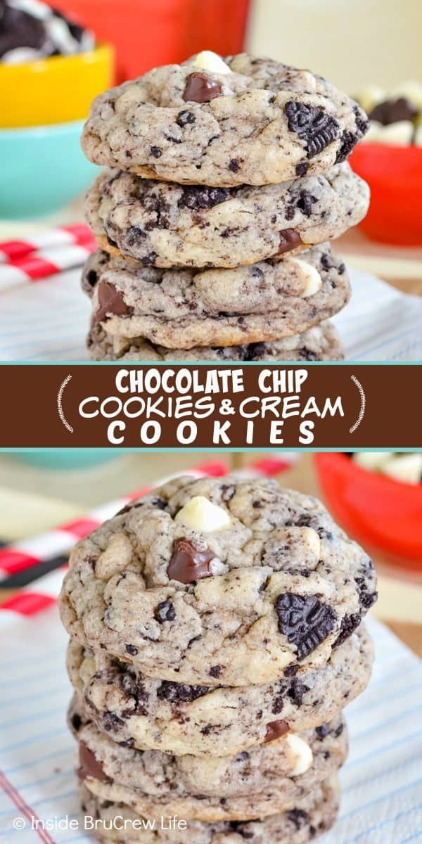 Chocolate Chip Cookies and Cream Cookies -   17 holiday Cookies recipes ideas