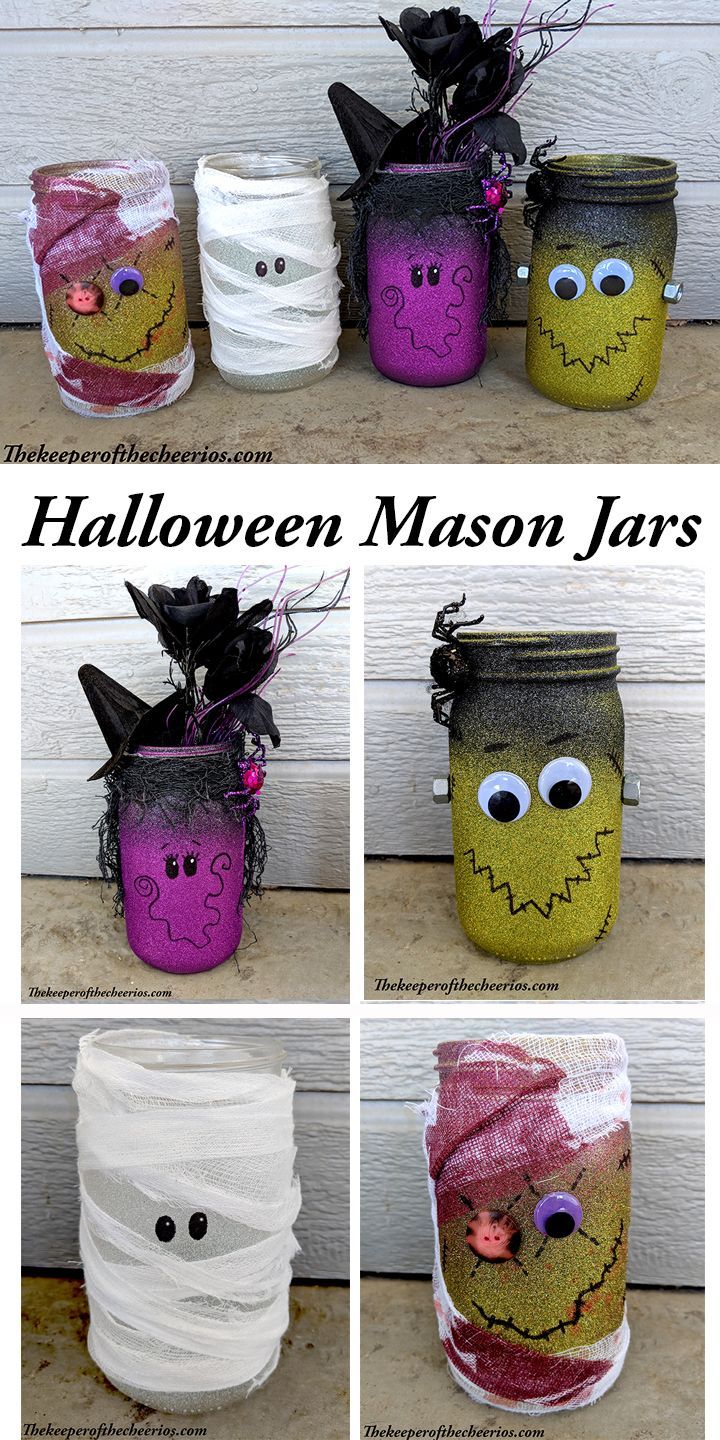 Halloween Mason Jars -   17 holiday Crafts mason jars ideas