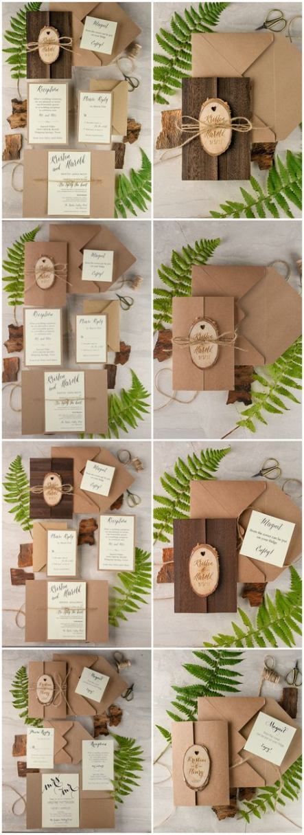 Best Wedding Invitations Box Wood 45+ Ideas -   17 wedding Invitations wood ideas