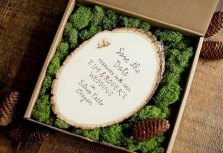 17 wedding Invitations wood ideas