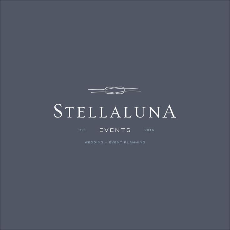 Wedding Planner Brand Design: Stellaluna Events, by Sarah Ann Design -   17 wedding Planner design ideas