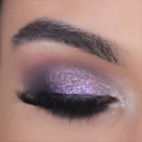 Glitter Smokey Eye Makeup Tutorial рџ–¤ -   18 beauty makeup Tutorial ideas