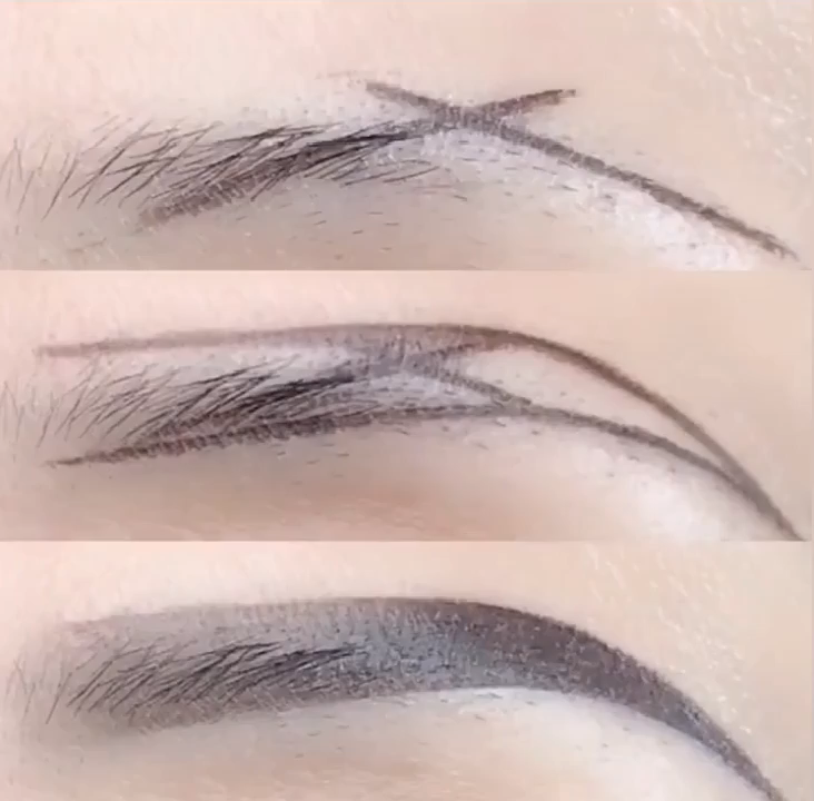 Simple and easy to learn eyebrow makeup -   18 beauty makeup Tutorial ideas