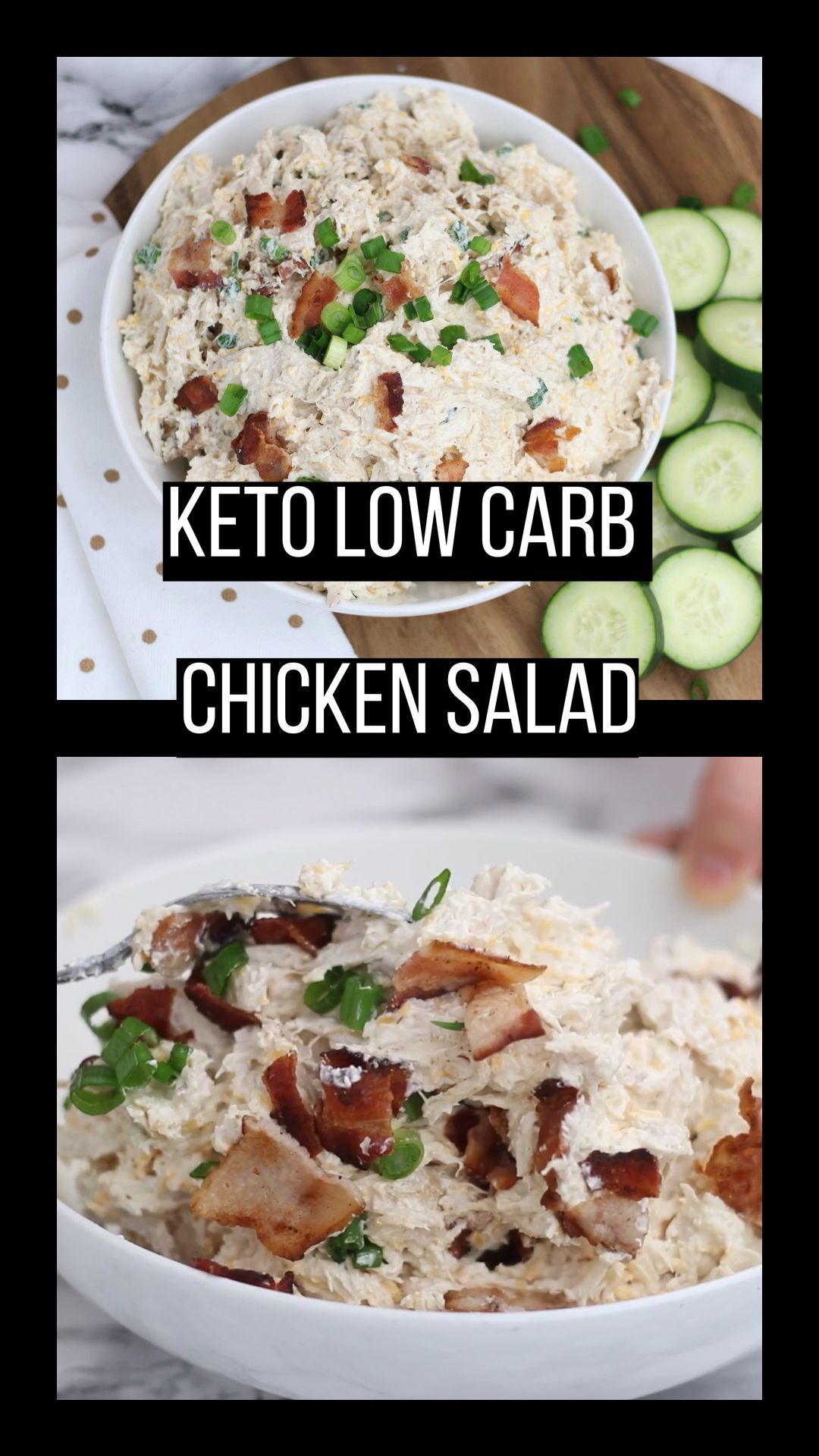 Keto Low Carb Chicken Salad -   18 diet Dinner salad ideas