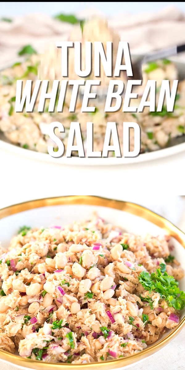 Tuna White Bean Salad -   18 diet Dinner salad ideas