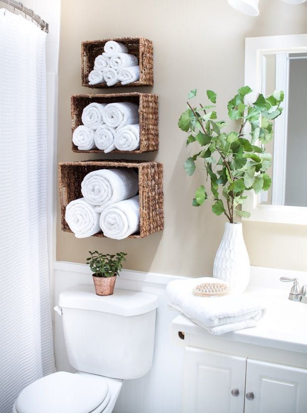 13 Ways to Add Storage to the Walls of Your Bathroom -   18 diy projects House bathroom ideas