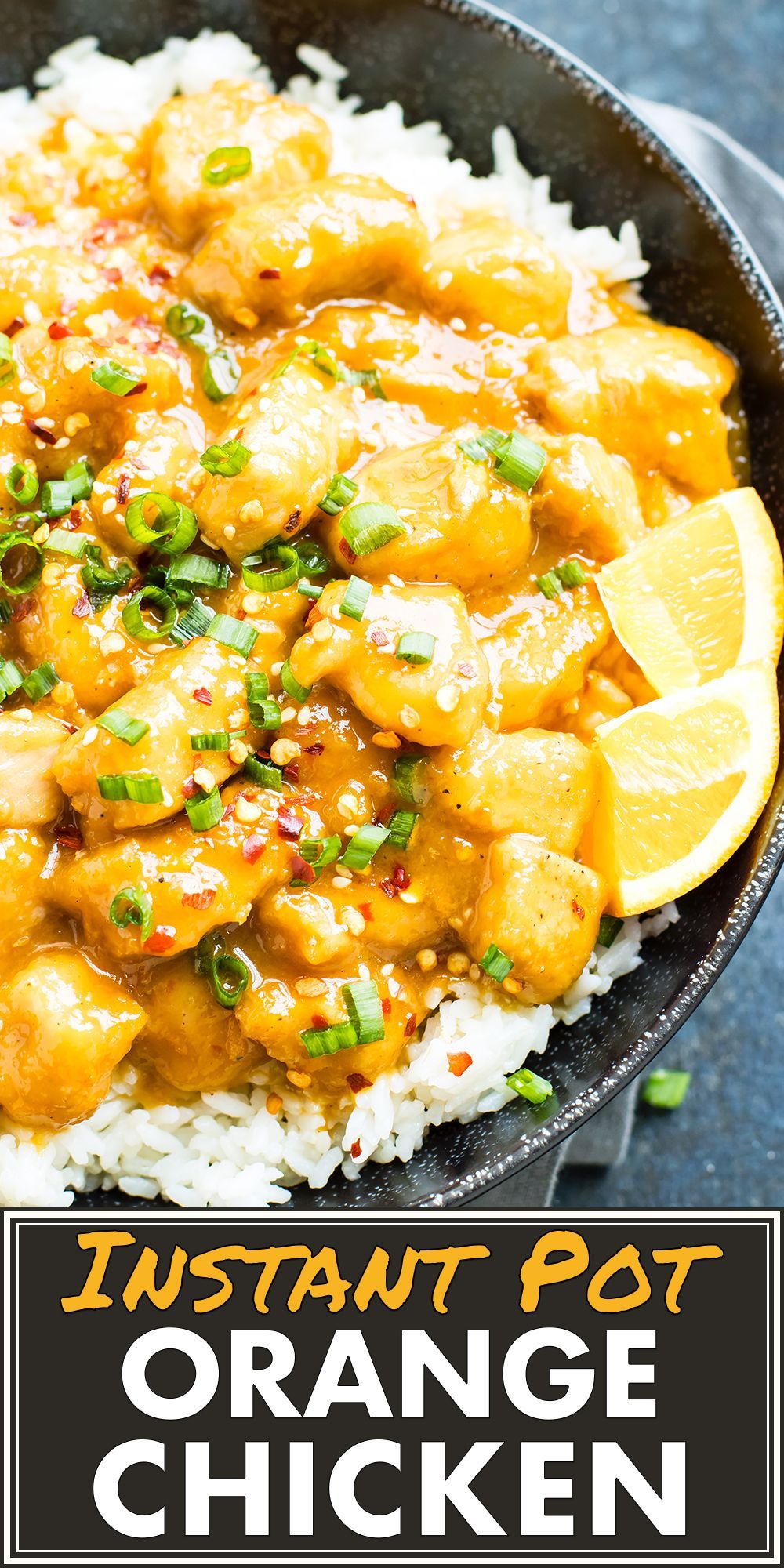 Easy Instant Pot Orange Chicken -   18 healthy recipes Asian dinners ideas