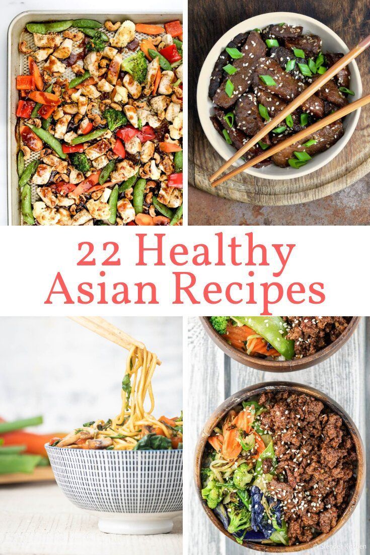 22 Healthy Asian Recipes That Are Better Than Takeout - Slender Kitchen -   18 healthy recipes Asian dinners ideas