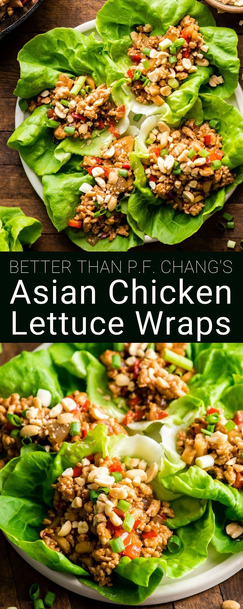 Asian Chicken Lettuce Wraps (better than P.F. Chang's)! -   18 healthy recipes Asian dinners ideas