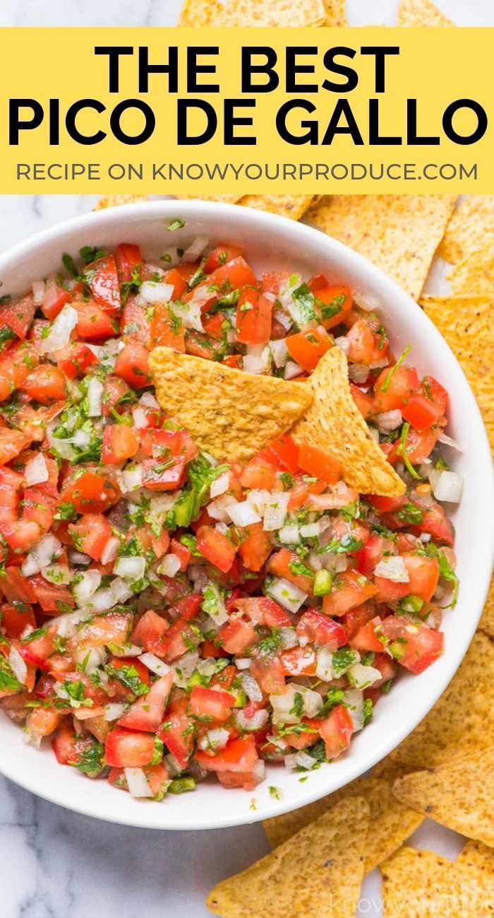 Pico De Gallo -   18 healthy recipes Mexican gluten free ideas