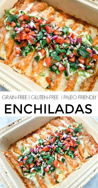 Gluten-free Enchiladas (Grain-free & Paleo Options) | Ancestral Nutrition -   18 healthy recipes Mexican gluten free ideas