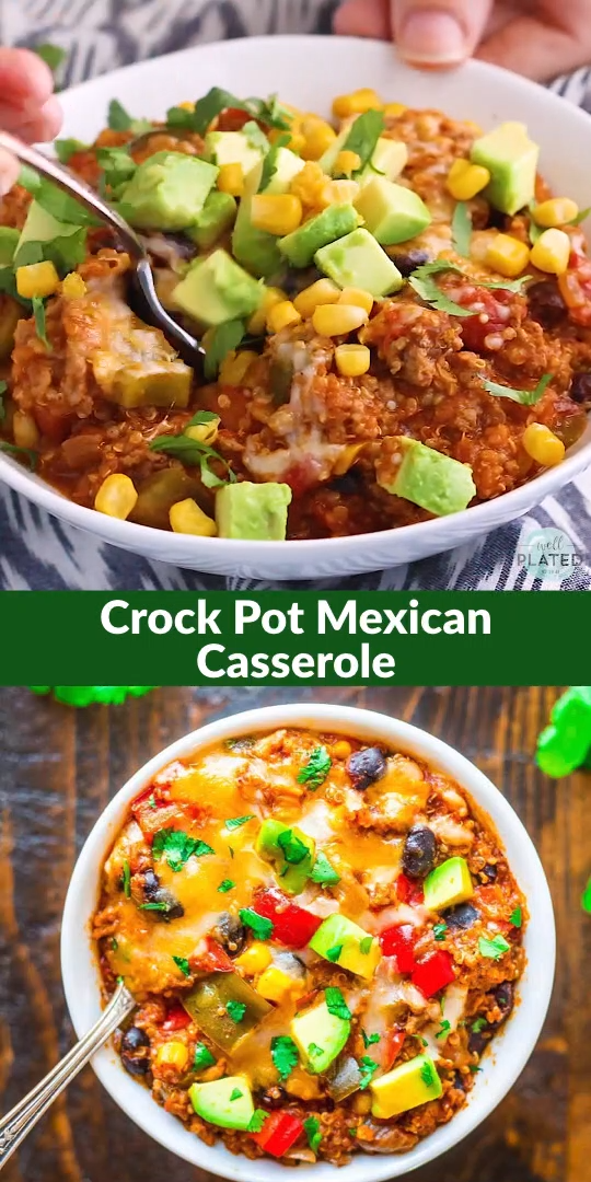 Crock Pot Mexican Casserole -   18 healthy recipes Mexican gluten free ideas