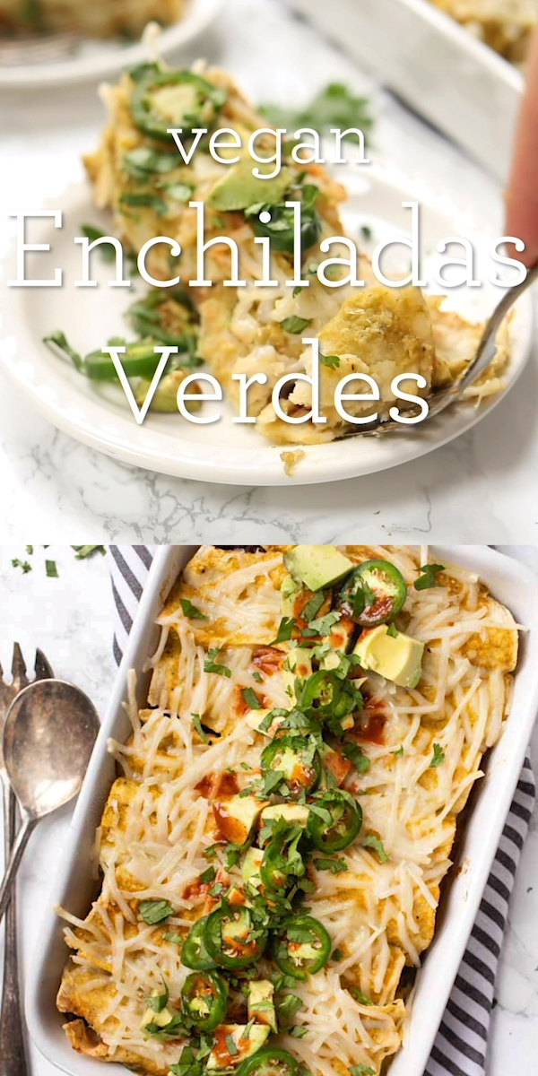 Vegan Jackfruit Enchiladas Verdes -   18 healthy recipes Mexican gluten free ideas