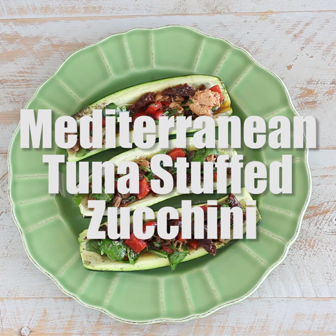 Mediterranean Tuna Stuffed Zucchini -   18 healthy recipes Tuna dairy free ideas