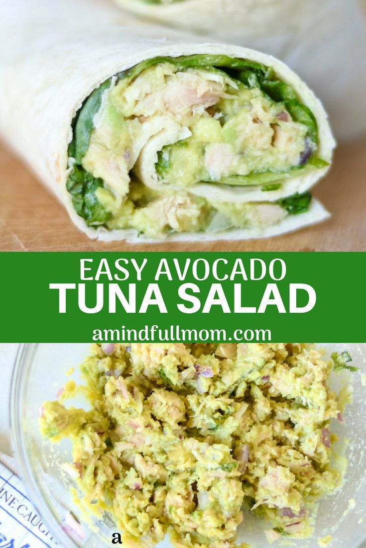 Easy Avocado Tuna Salad -   18 healthy recipes Tuna dairy free ideas