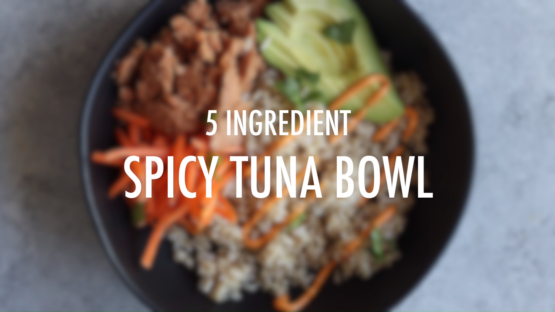 Spicy Tuna Bowl -   18 healthy recipes Tuna dairy free ideas