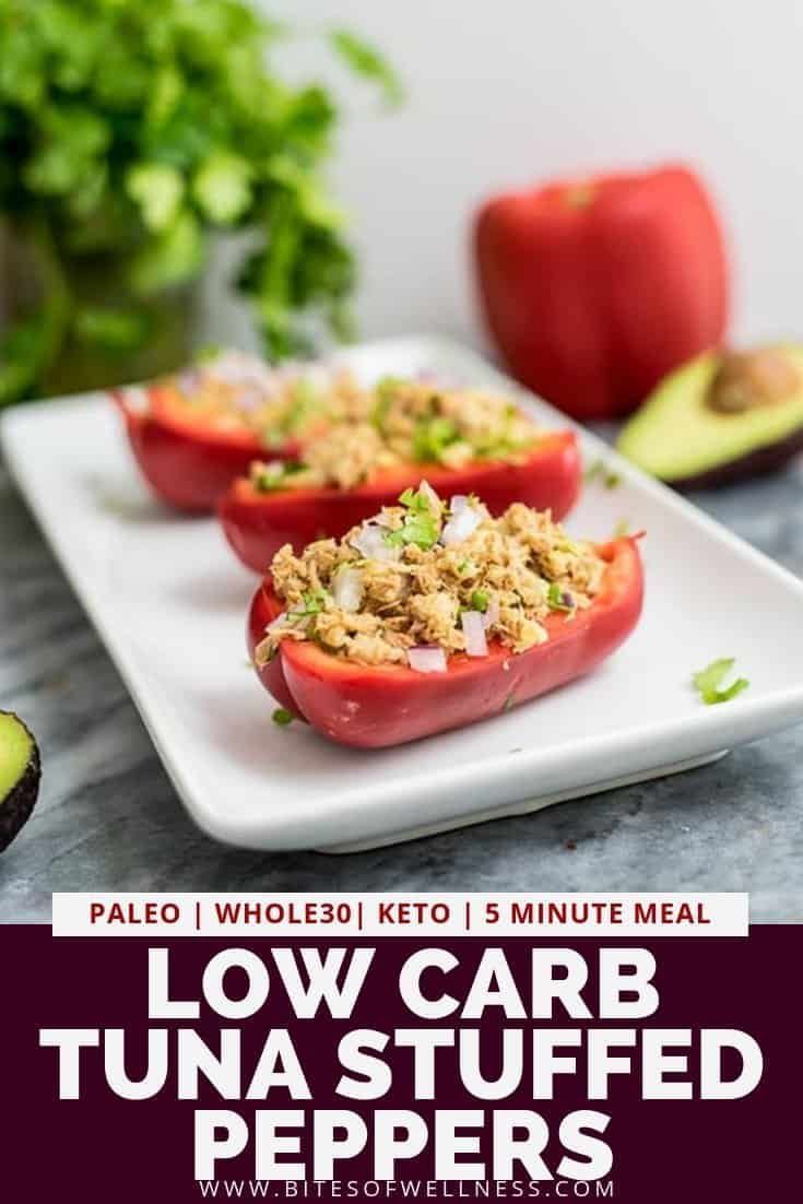 Simple Whole30 Tuna Stuffed Peppers -   18 healthy recipes Tuna dairy free ideas