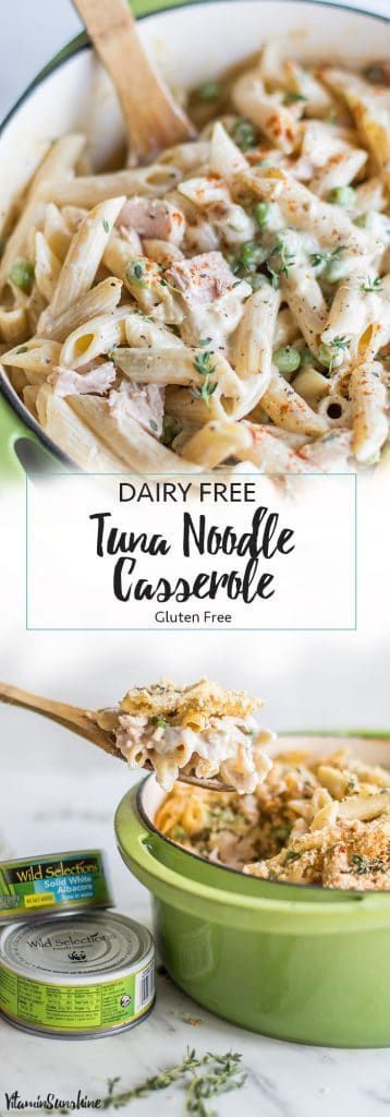 Gluten Free Tuna Casserole (Dairy Free) -   18 healthy recipes Tuna dairy free ideas