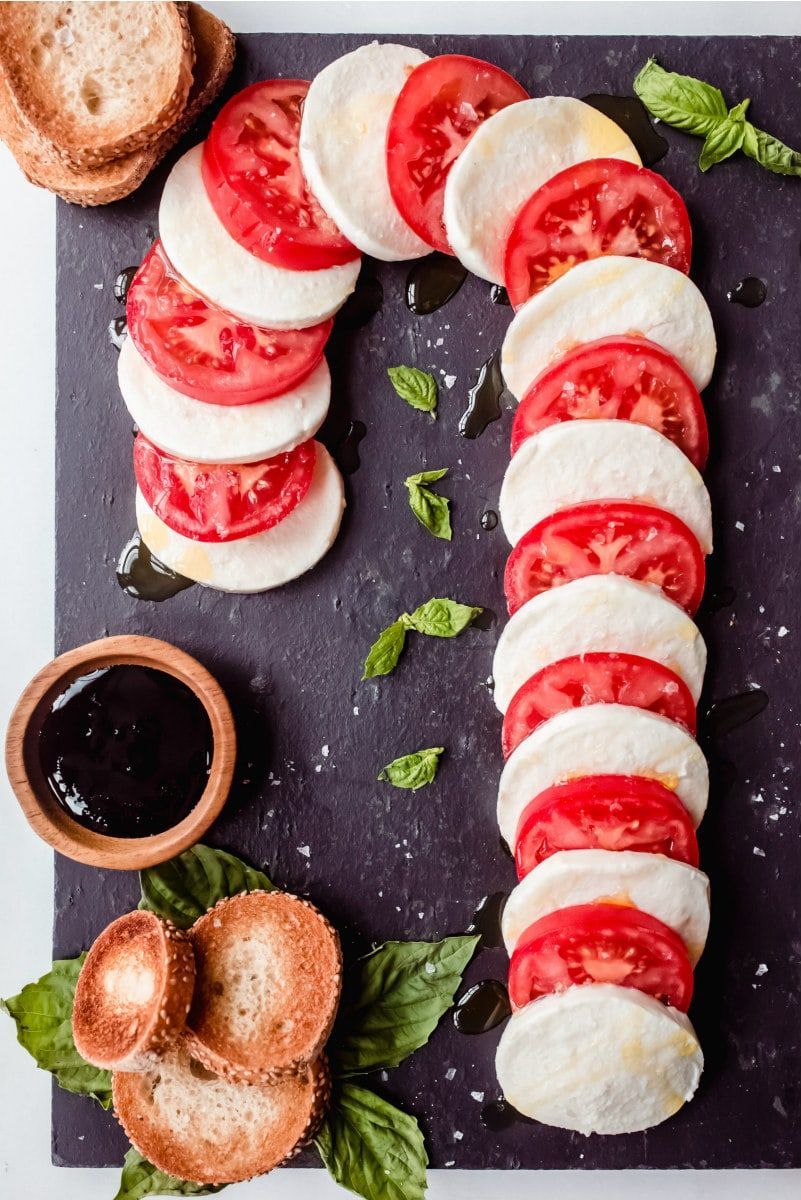 Candy Cane Caprese Board -   18 holiday Girl candy canes ideas