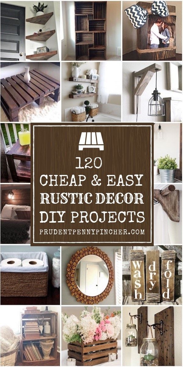 120 Cheap and Easy DIY Rustic Home Decor Ideas -   19 diy projects Storage decor ideas