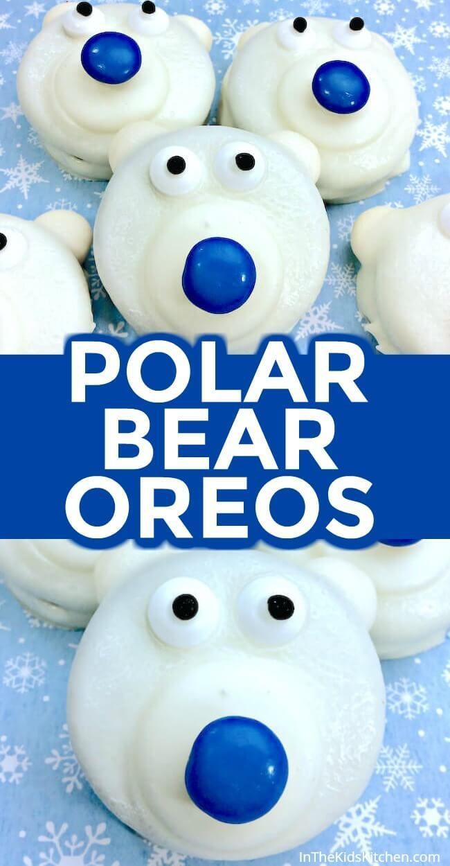 Oreo Polar Bear Cookies -   20 desserts Oreo god ideas