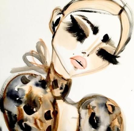 64 New Ideas for makeup face sketch fashion illustrations -   8 makeup Face sketch ideas