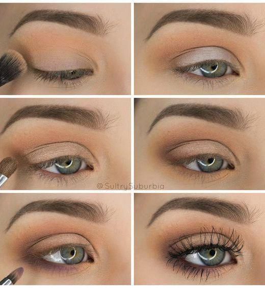 16 Easy Step-by-Step Eyeshadow Tutorials for Beginners - crazyforus -   8 subtle makeup For Beginners ideas