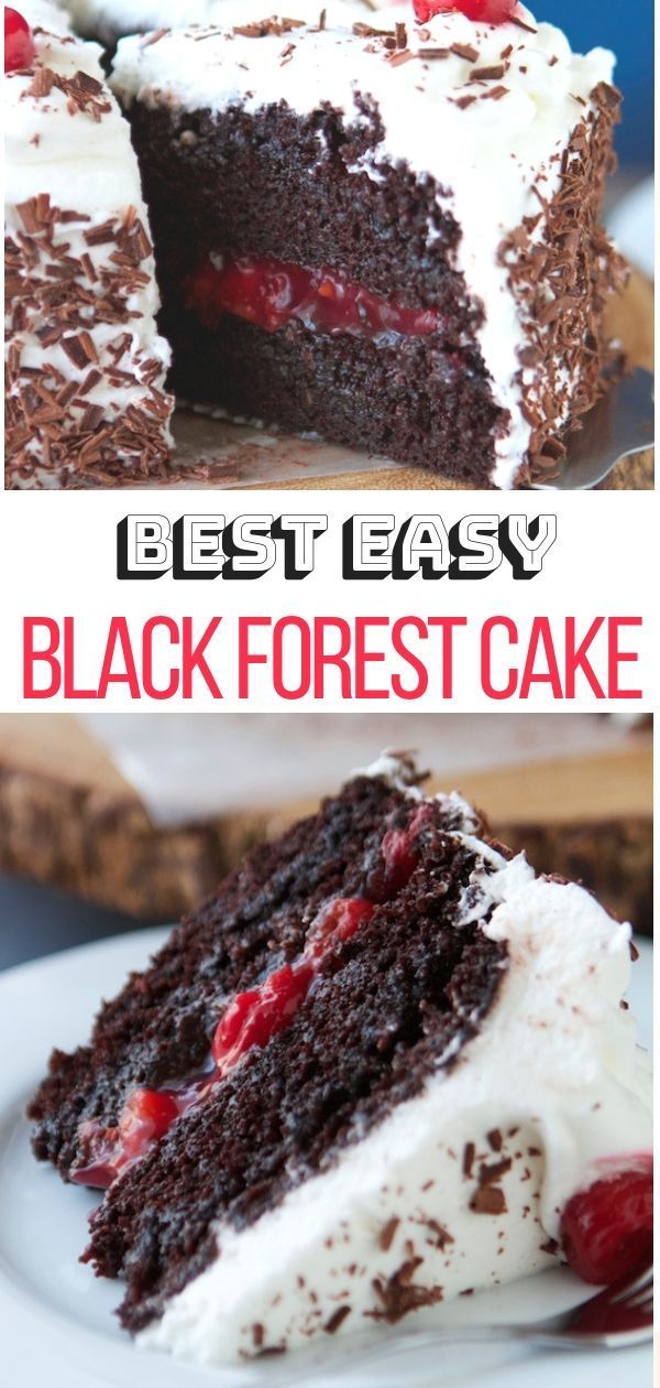 Black Forest Cake -   9 cake Black Forest cherry cupcakes ideas