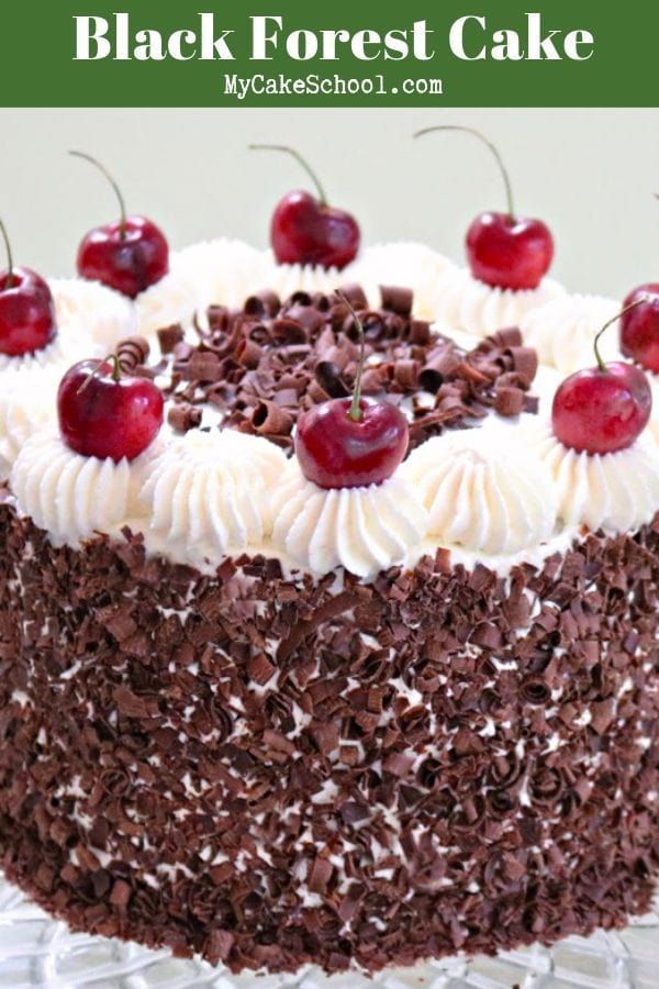 Black Forest Cake -   9 cake Black Forest cherry cupcakes ideas