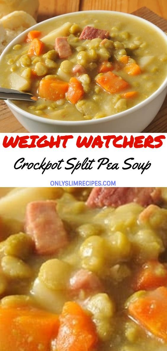 Crockpot Split Pea Soup -   9 healthy recipes On The Go track ideas