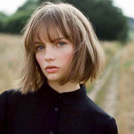 27+ Cute Short Hairstyles with Bangs for Women in 2019 -   9 makeup Light bangs ideas