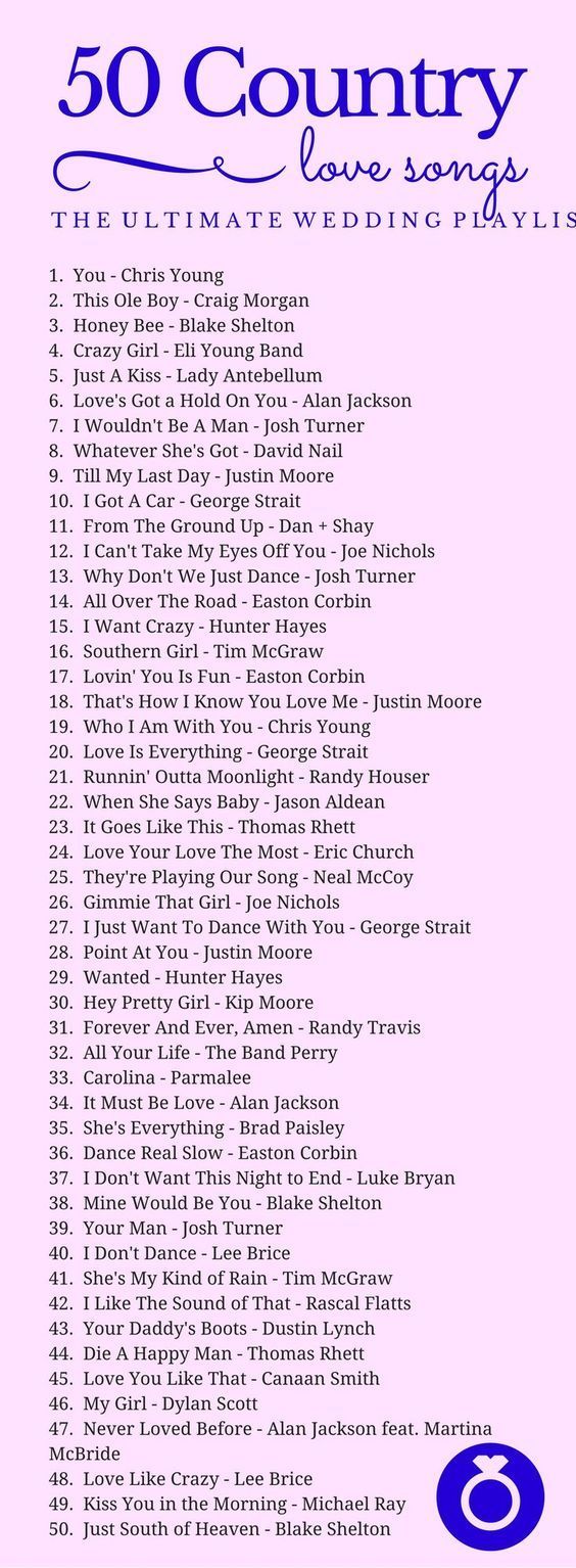 50 Country Love Songs -   11 country wedding Songs ideas