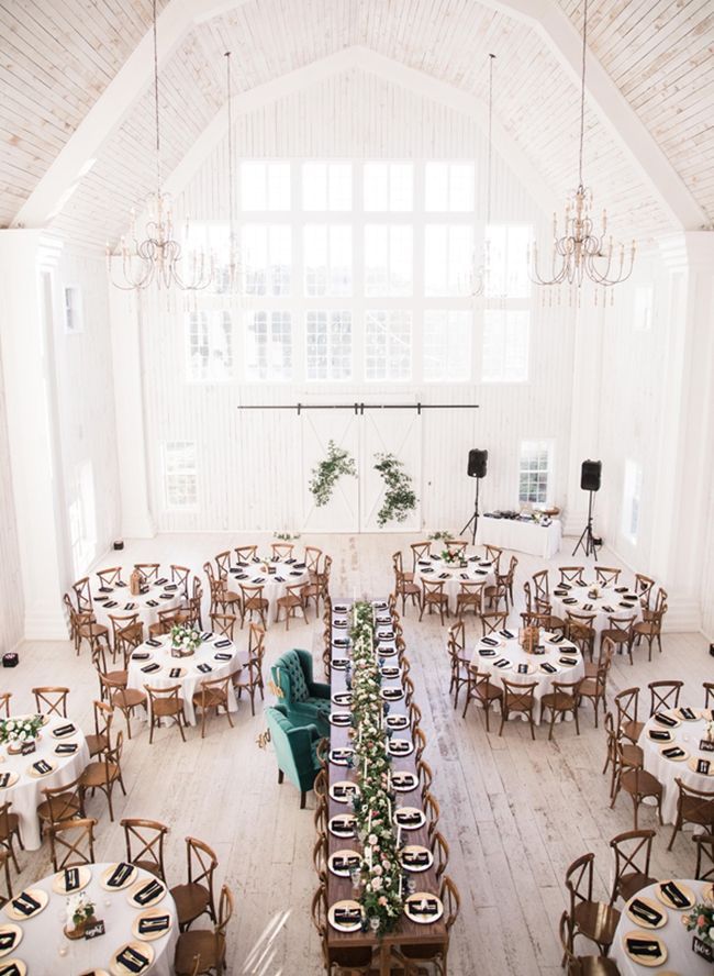 Traditional Wedding in a Big, Beautiful White Barn - Inspired By This -   11 white wedding Barn ideas