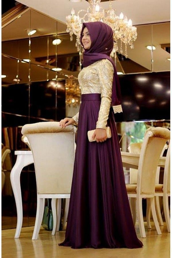 12 dress Hijab evening ideas