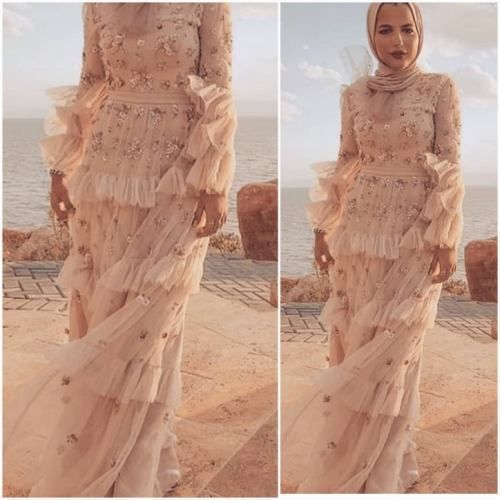 Evening Hijab Dresses for girls -   12 dress Hijab evening ideas